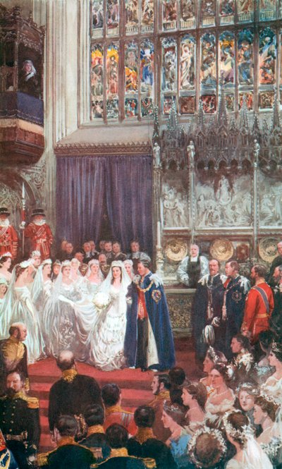 The Marriage of King Edward VII and Queen Alexandra in St. George